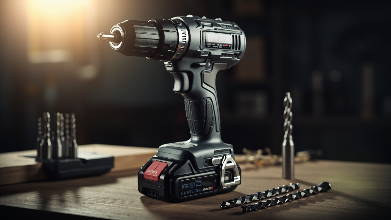 Perceuse sans fil perant du beton