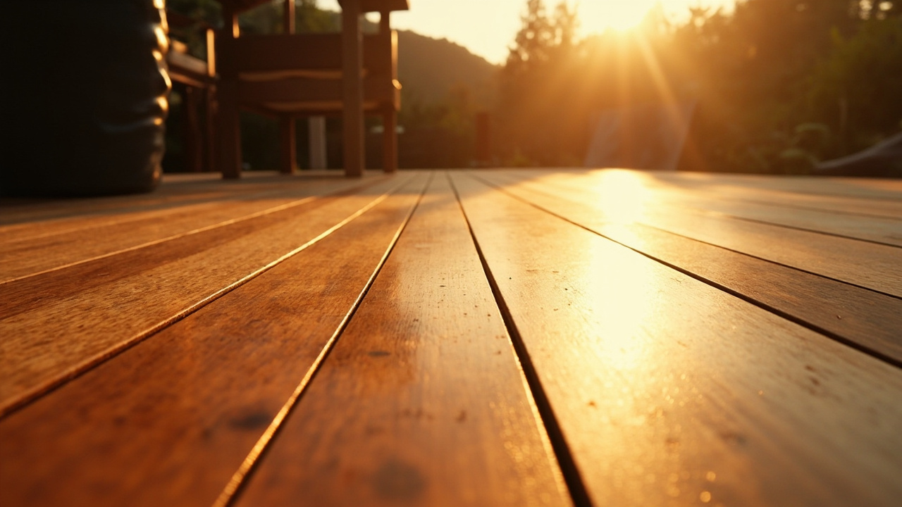 Terrasse en bois avec choix d essence contre le gris