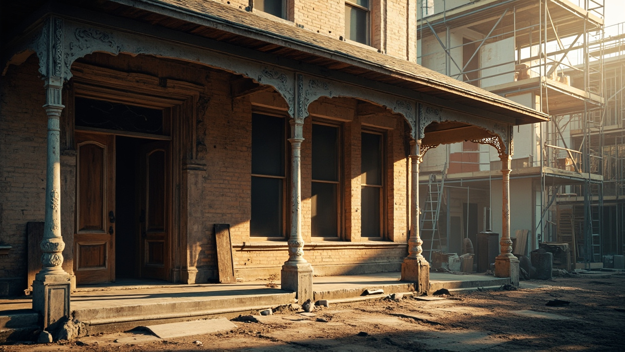 Escalier en bois ancien dans une maison  
Fenetre ancienne avec volets en bois