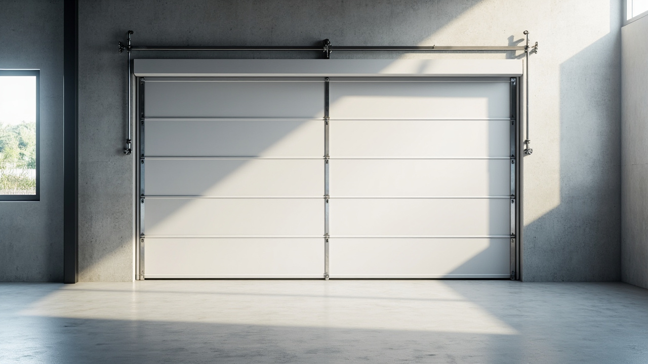 Porte de garage sectionnelle isolante  
Porte de garage avec isolation renforcée