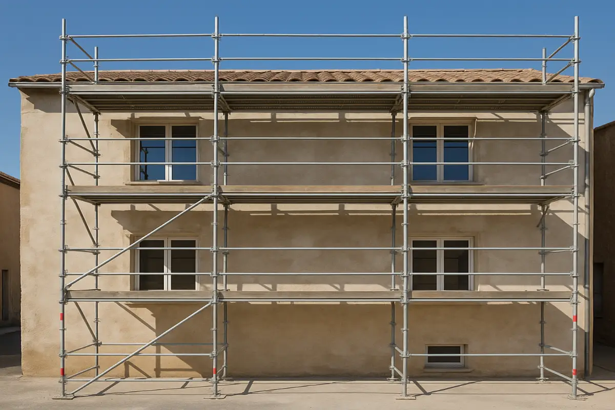 echafaudage facade