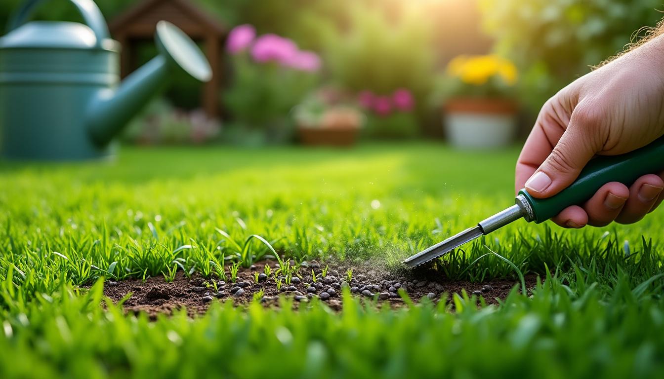 découvrez comment semer du gazon sur une pelouse existante pour un regarnissage naturel et obtenir un jardin dense et verdoyant facilement.