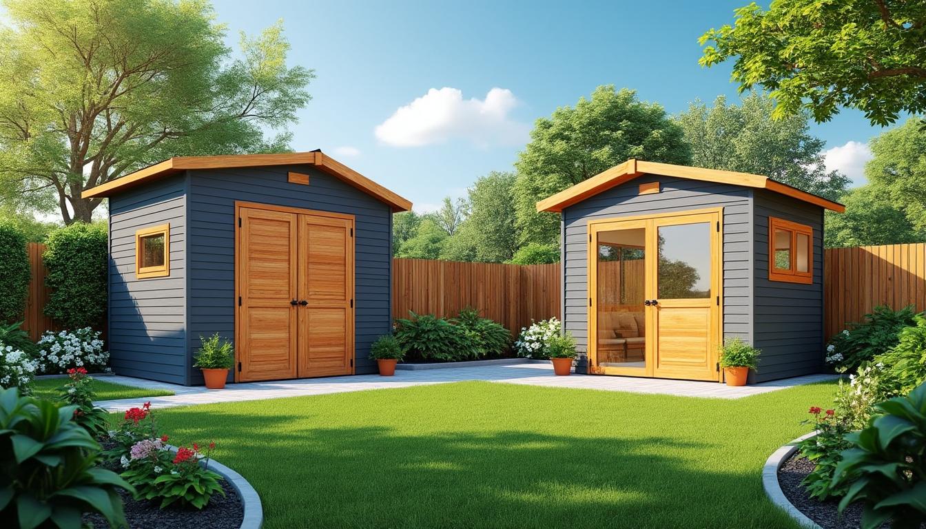 découvrez si l'installation de deux abris de jardin de 5m² nécessite une autorisation et les règles à respecter pour votre projet.