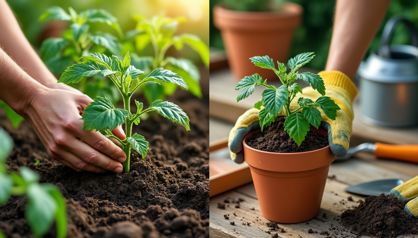 découvrez comment planter des tomates en pleine terre ou en pot grâce à nos conseils pratiques pour réussir votre culture et obtenir de beaux fruits savoureux.